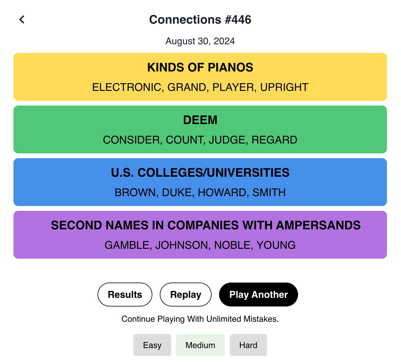 Select and submit step